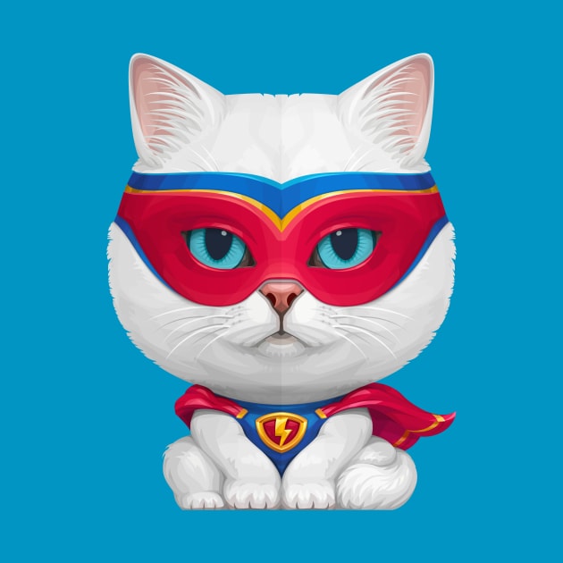 Superhero Cat by stonemask