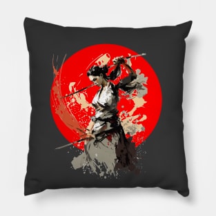 Female Martial Arts Pillow