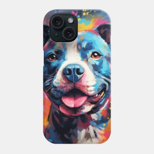 Staffy Painting Phone Case