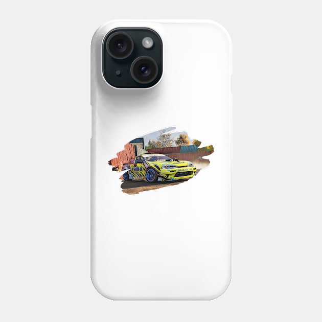 Sylvia S15 Drift Art Print Phone Case by Auto-Prints