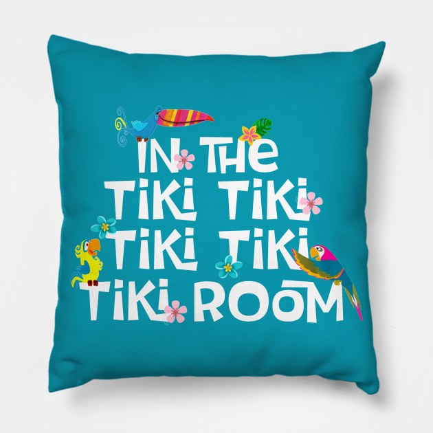 Tiki Room Pillow by Flip Flops in Fantasyland