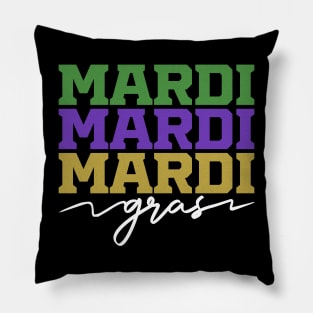 Mardi Gras New Orleans Pillow