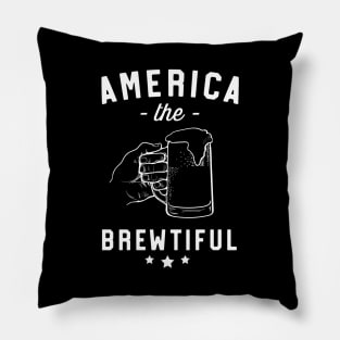 America the Brewtiful Pillow