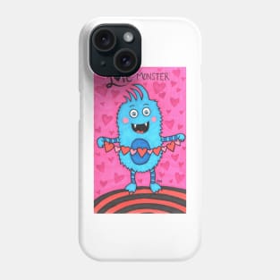 Cute Love Monster Phone Case