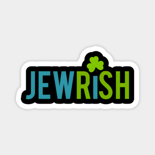 Jewish St Patricks Day Shamrock Jewish Irish Magnet