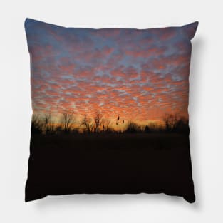 Cirrocumulus Cloud Formation-1RB Pillow