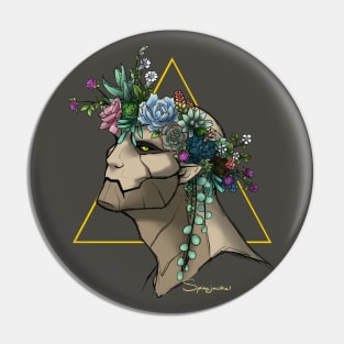 Crown of Succulents Pin