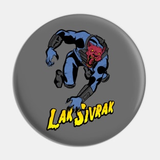 Space Wolfman Pin