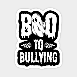 Be Kind And Boo To Bullying Halloween Magnet