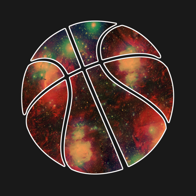Basketball Galaxy - Cool - T-Shirt | TeePublic
