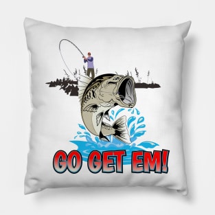 ANGLERS FISHING | GO GET EM! Pillow