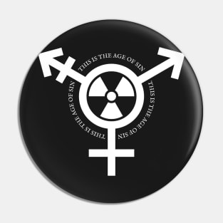 Trans Radiation (Alternate) - "Age of Sin" - White Pin