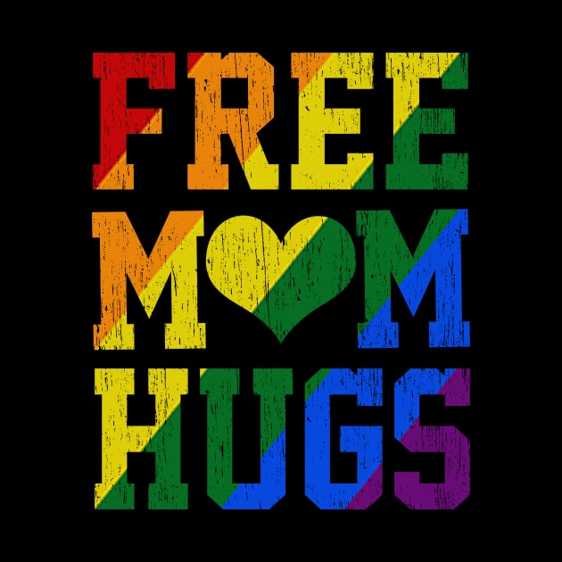 Rainbow free mom hugs heart lgbt pride by Ffree Dad hugs shirt for pride month LGBT