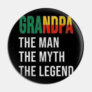 Grand Father  Beninese Grandpa The Man The Myth The Legend - Gift for  Beninese Dad With Roots From  Benin Pin