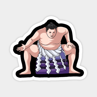 Sumo Wrestler Sumo Japan Wrestling Magnet