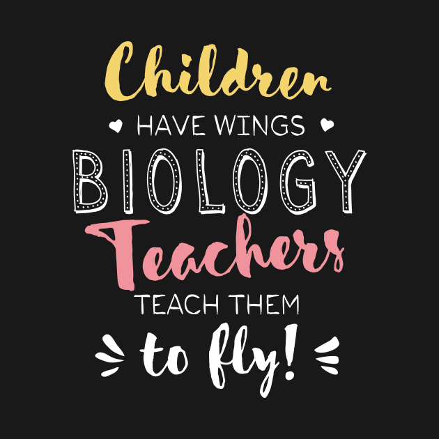 Biology Teacher Gifts - Beautiful Wings Quote by BetterManufaktur