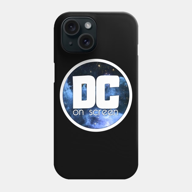 DC on SCREEN Podcast Logo (Blue Nebula Circle) Phone Case by DC on SCREEN