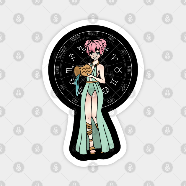 Aquarius Anime Girl Horoscope January February Birthday Astrology