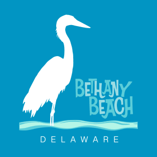 Bethany Beach Delaware Heron T-Shirt