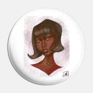 Cute Portrait of a Black Woman With a Bob Pin