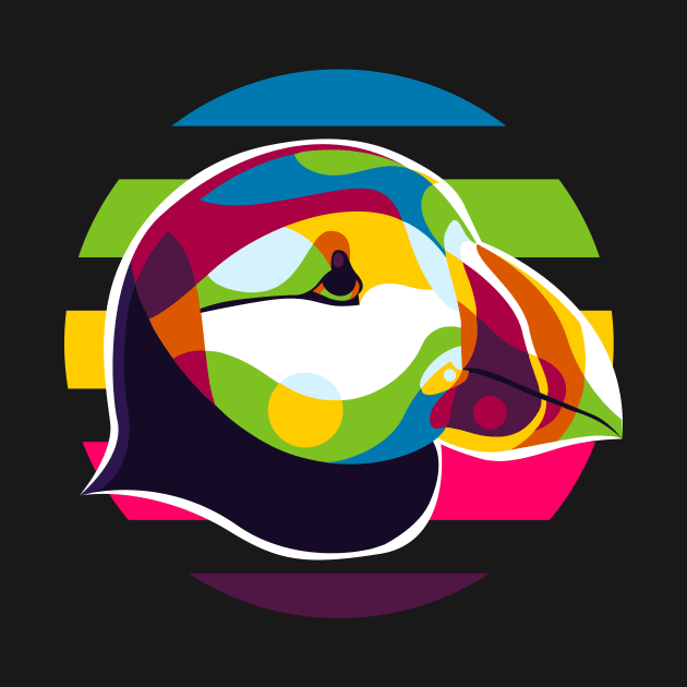 Puffin Head by wpaprint