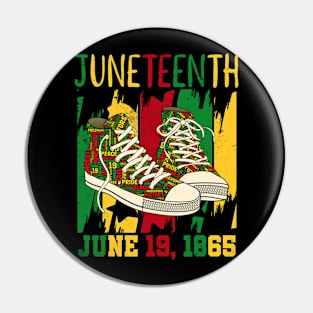 juneteenth June 19 1865 Black African-American Independence Pin