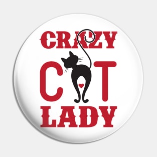 Crazy Cat Pin