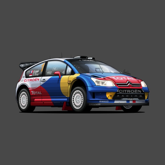 Citroen C4 WRC - Sebastien Loeb by Mario Ramos Rally Art