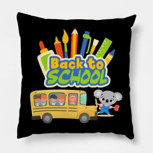 Koala Goes To School - Back To School Pillow