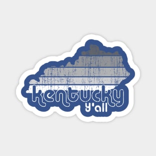 Kentucky Y'all Vintage Style Magnet