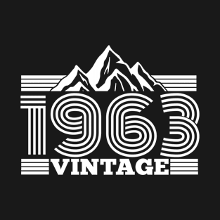 Vintage 1963 Birthday Retro Look T-Shirt