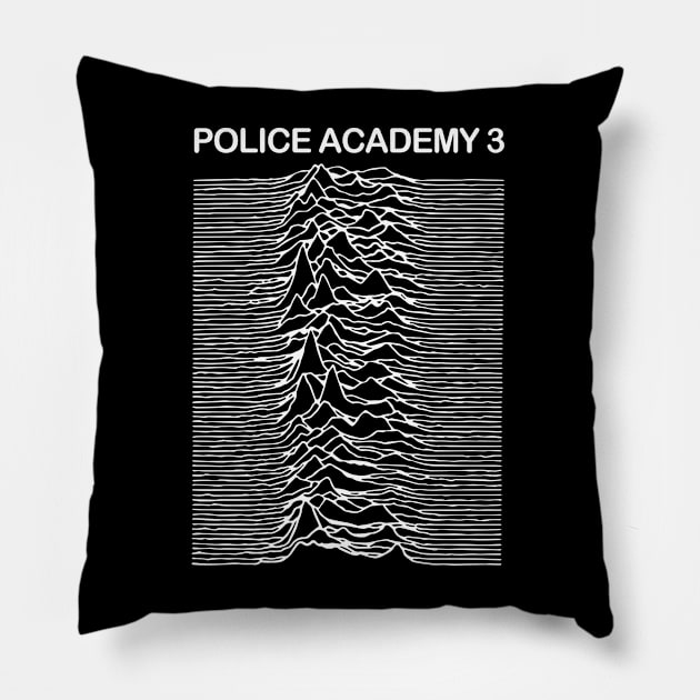 Police Academy 3 Pillow by DankFutura