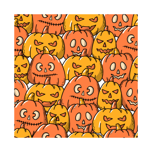 Wallpaper with pumpkins T-Shirt