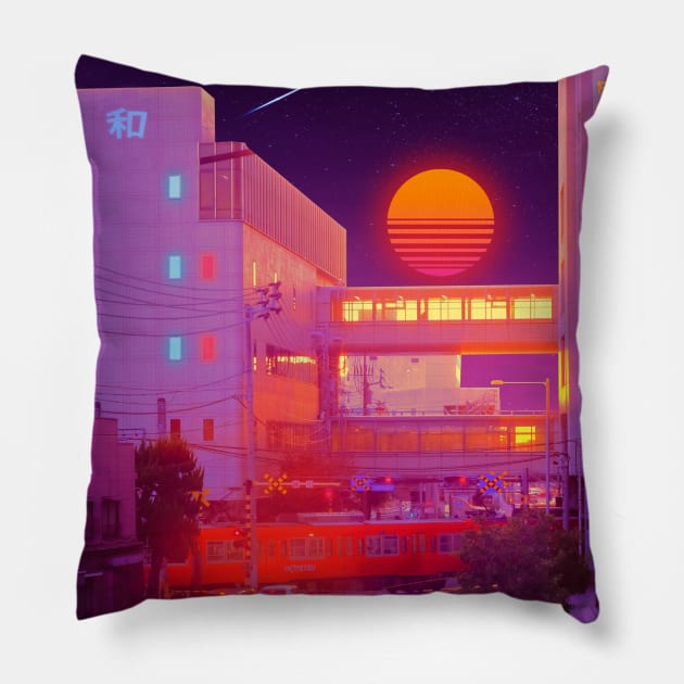 Shooting city Pillow by funglazie