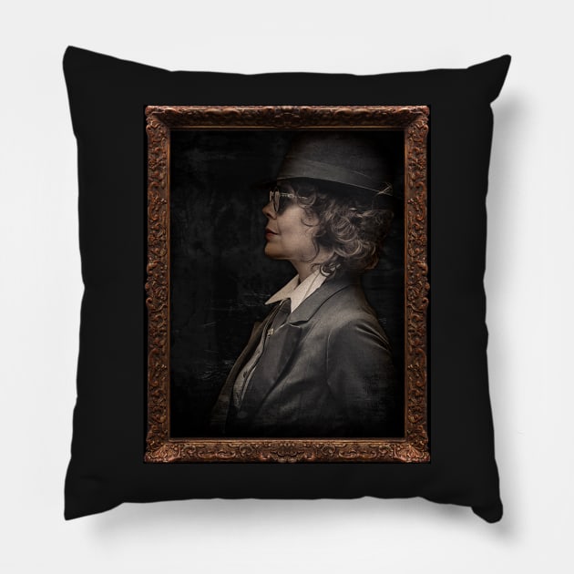 Elizabeth “Polly” Gray - Frame Pillow by vickytoriaq