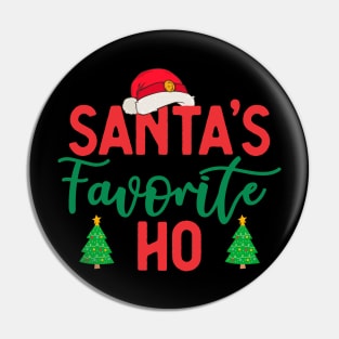 Santa's Favorite Ho Pin