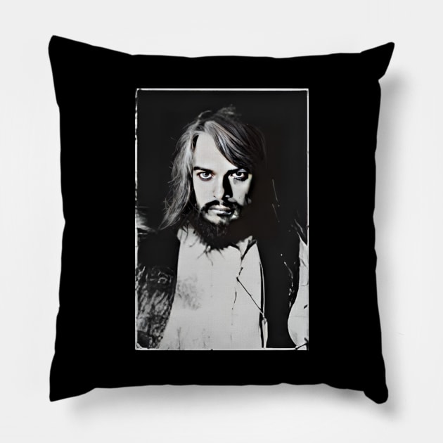 Leon russell///Vintage for fans Pillow by MisterPumpkin