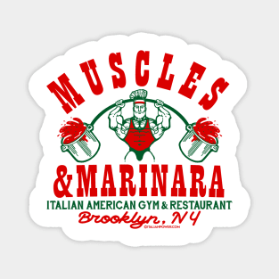 ‘Muscles & Marinara’ Italian American Gym & Restaurant Magnet