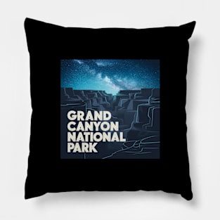 Beautiful Night in Arizona Grand Canyon National Park Pillow