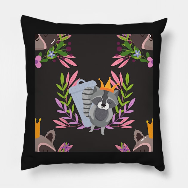 Trash King Pillow by Milibella