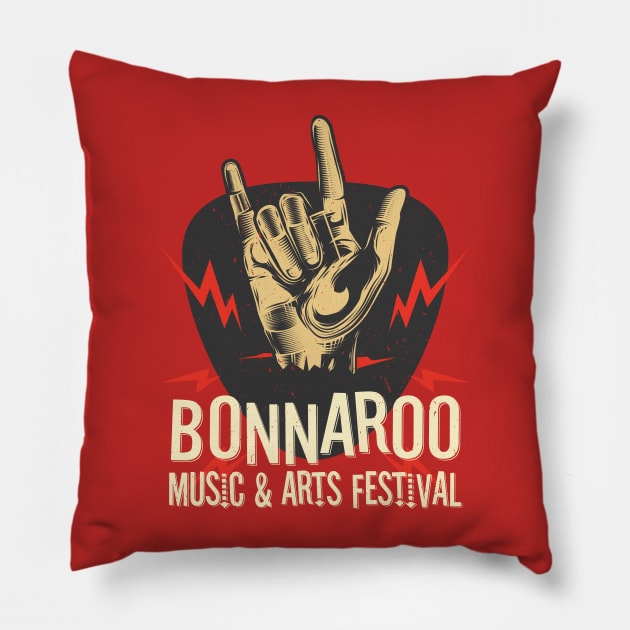 Bonnaroo Horns Up Pillow by Verboten