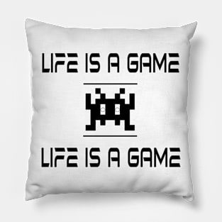 80's Gamer Life Sci Fi Alien Tee Pillow