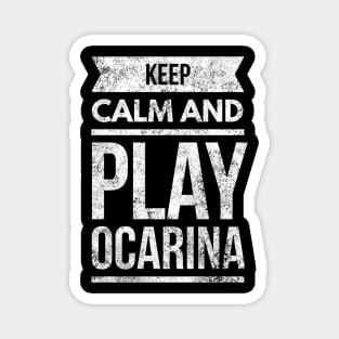 Keep Calm And Play Ocarina Magnet