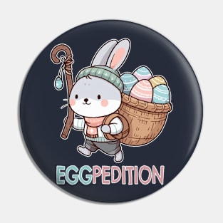 Easter Bunny Eggpedition Pin