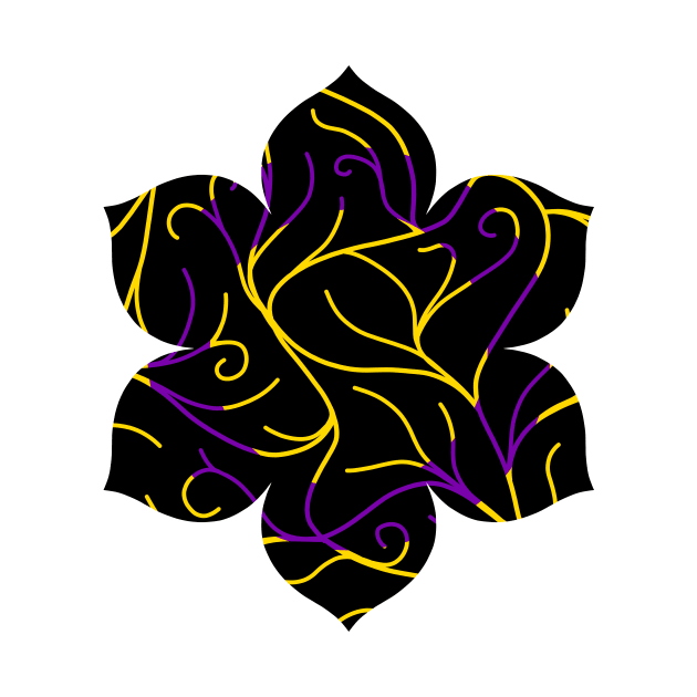 Black Velvet, Intersex Flag Vines by StephOBrien