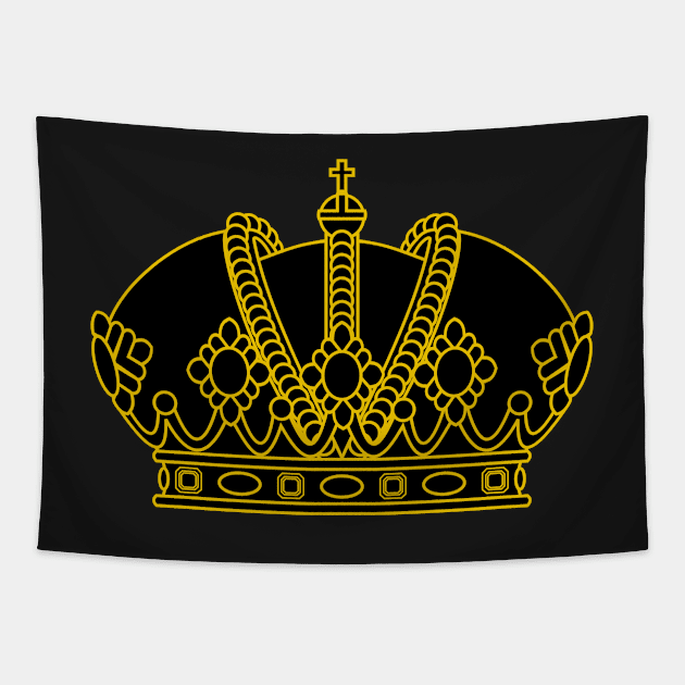 imperial crown (black) Tapestry by PabloDeChenez