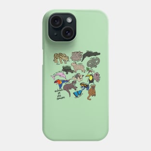 Animals of the Amazon Phone Case