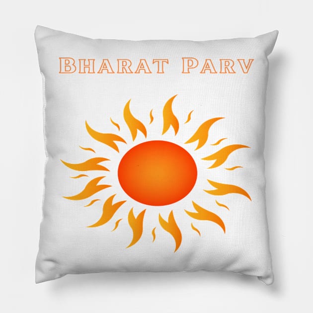 Bharat Parv - Sun Pillow by Bharat Parv