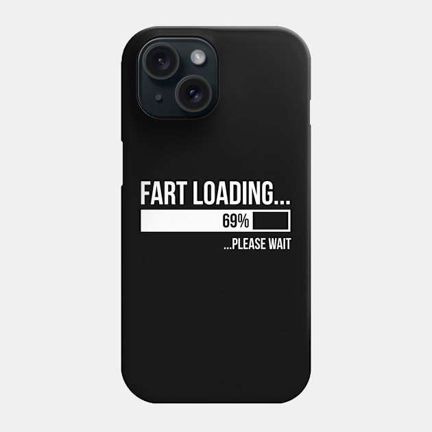 Fart Loading Please Wait Phone Case by Rebus28