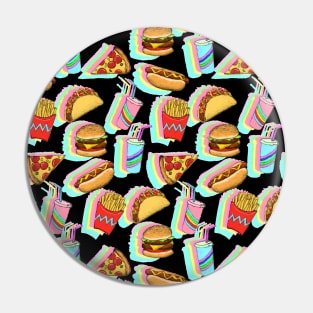 Rainbow Fast Food Pin